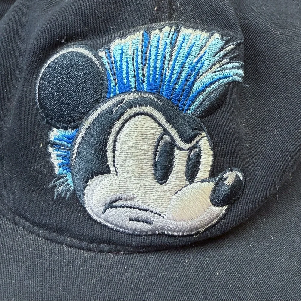 DISNEY MICKEY Parks youth flat brim punk Mohawk hat cap
